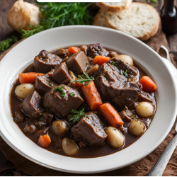 Boeuf bourguignon livré dans le Val d'Oise