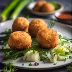 Croquettes de poisson sur...