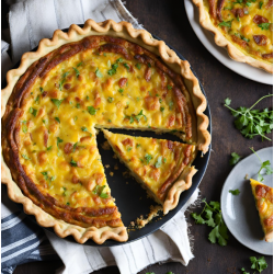 Quiche lorraine au curry